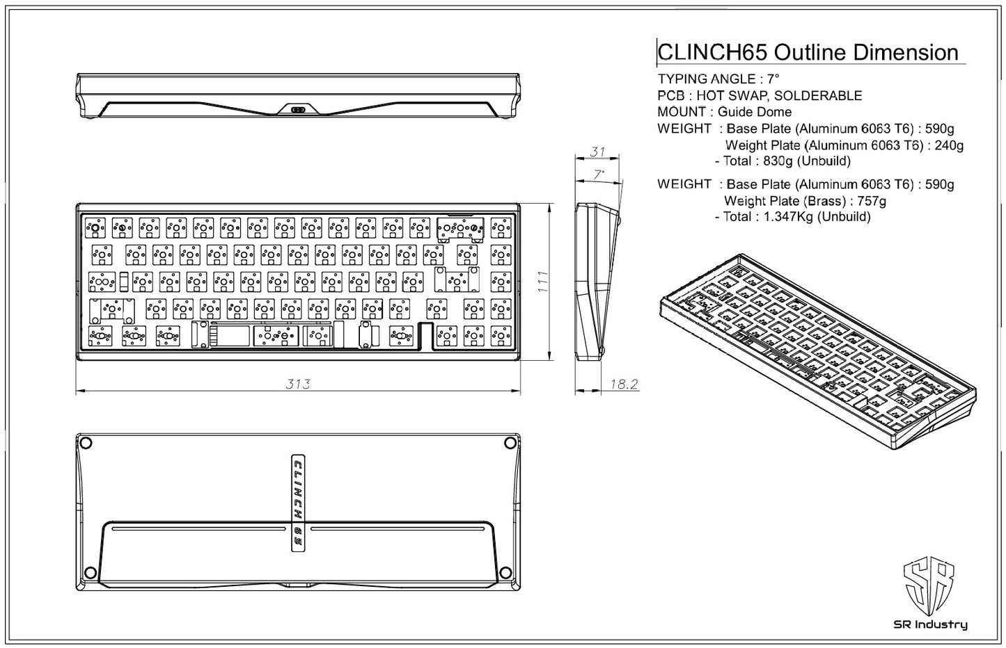 CLINCH 65 _  HOUSING KIT